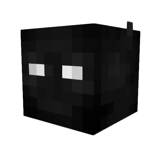 Digitspigot Minecraft avatar head, 3D render
