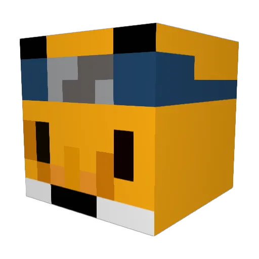 DiglettTheKing Minecraft avatar head, 3D render