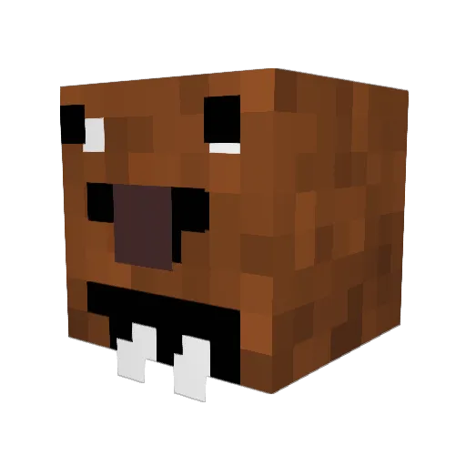 Digoda07 Minecraft avatar head, 3D render
