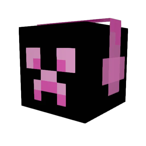 Digooo Minecraft avatar head, 3D render