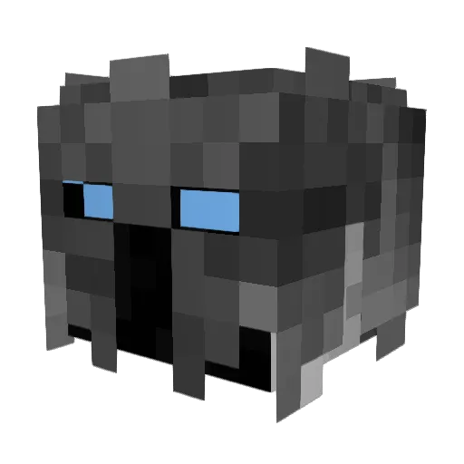 DigyDemon Minecraft avatar head, 3D render
