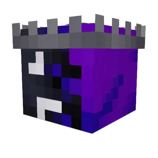 Dihmedown Minecraft avatar head, 3D render