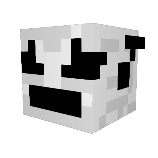 Diiegoff Minecraft avatar head, 3D render