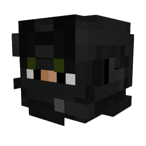 Diinaz93 Minecraft avatar head, 3D render