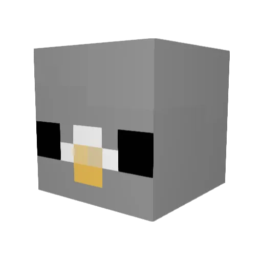 Dik_Dik1 Minecraft avatar head, 3D render