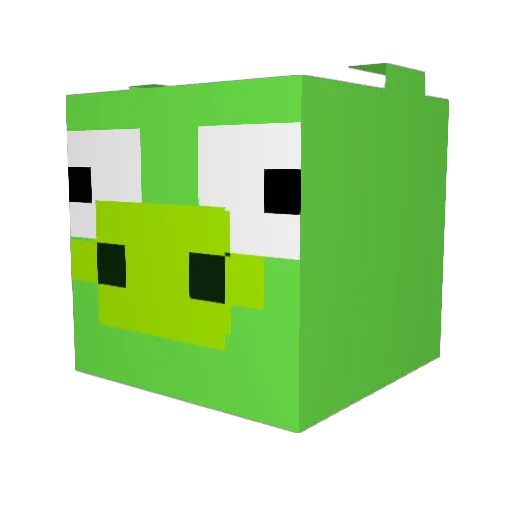 Dikai0609 Minecraft avatar head, 3D render