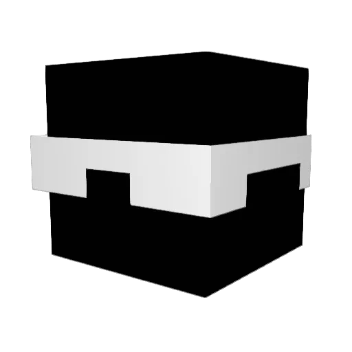 DikiChances Minecraft avatar head, 3D render