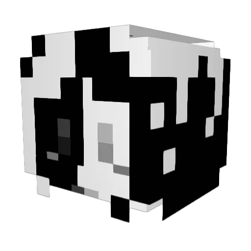Dikuz136 Minecraft avatar head, 3D render