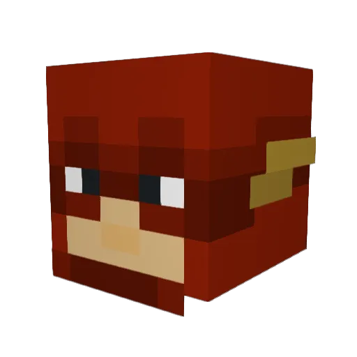 DilPickle6890 Minecraft avatar head, 3D render