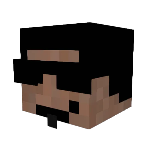 Dila69 Minecraft avatar head, 3D render