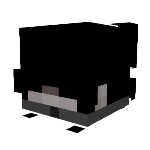 Dilaaah Minecraft avatar head, 3D render