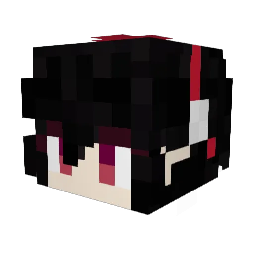 Dilan6_6 Minecraft avatar head, 3D render