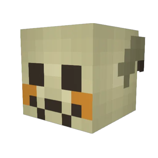 Dilansgamer Minecraft avatar head, 3D render