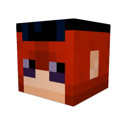 Dilarth Minecraft avatar head, 3D render