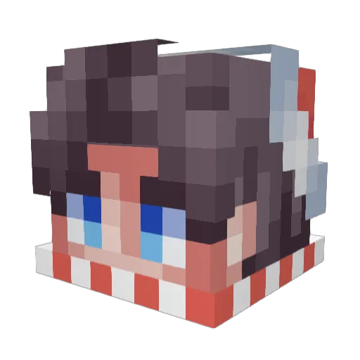 Dilaver9403 Minecraft avatar head, 3D render