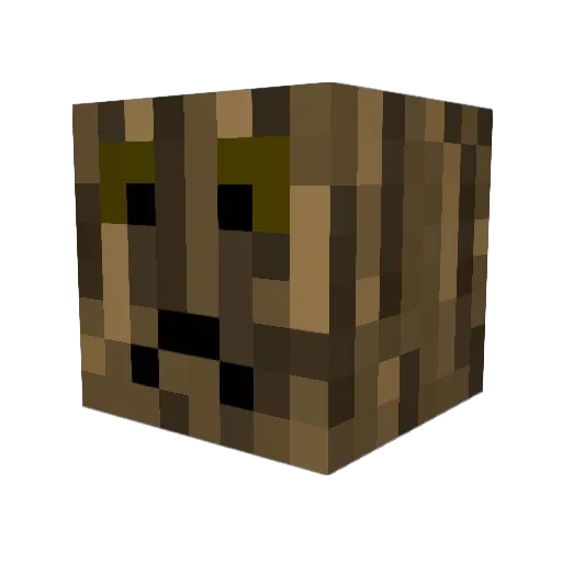 Dilbo_98 Minecraft avatar head, 3D render