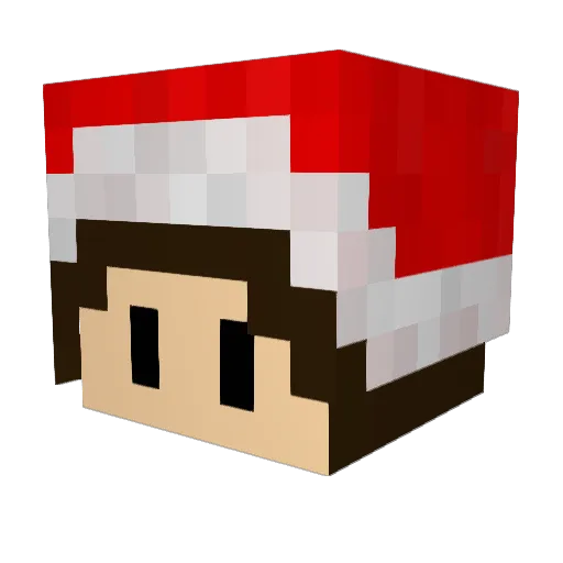 Dililbolt000 Minecraft avatar head, 3D render