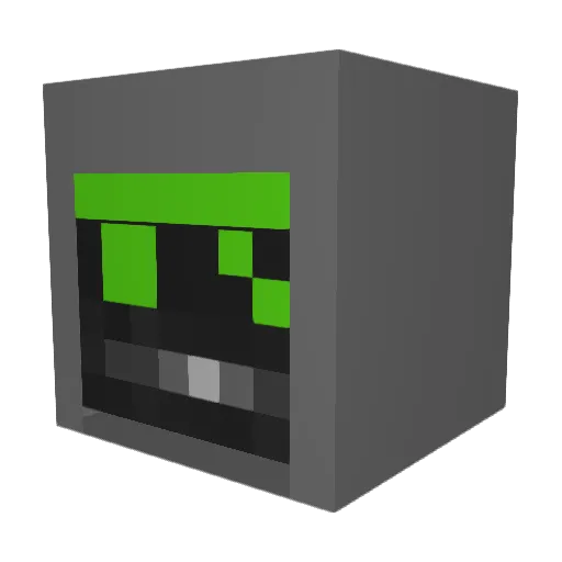 DillPickle0717 Minecraft avatar head, 3D render