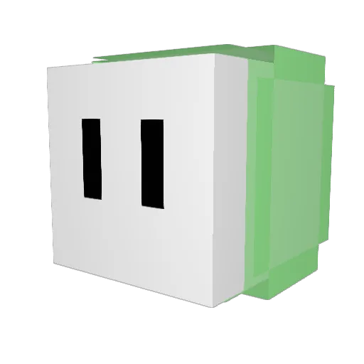 DillPix3l Minecraft avatar head, 3D render