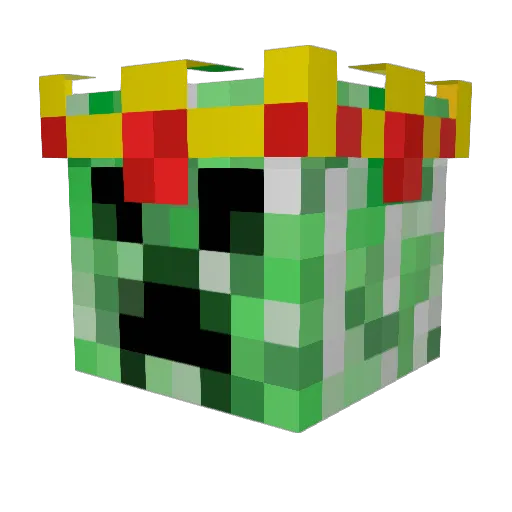 Dillguyman Minecraft avatar head, 3D render