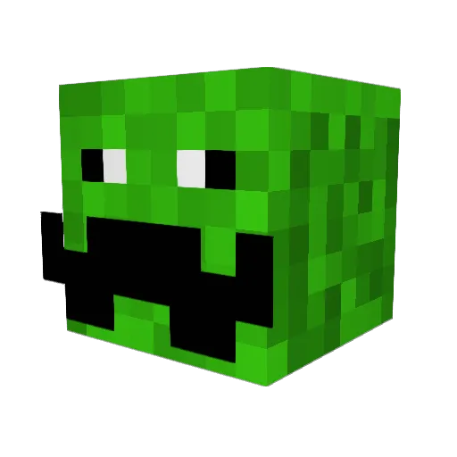 Dillpickle1110 Minecraft avatar head, 3D render