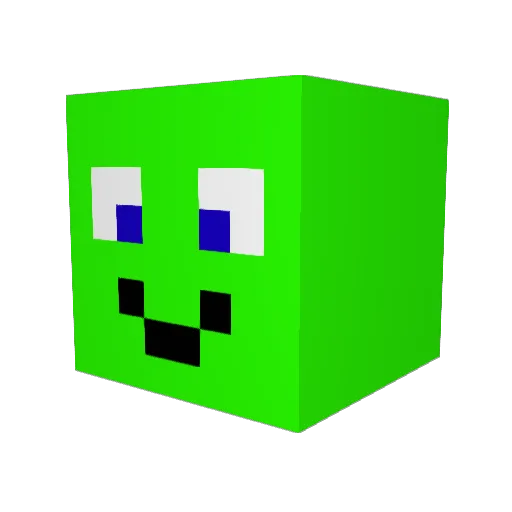 Dillweed1203 Minecraft avatar head, 3D render