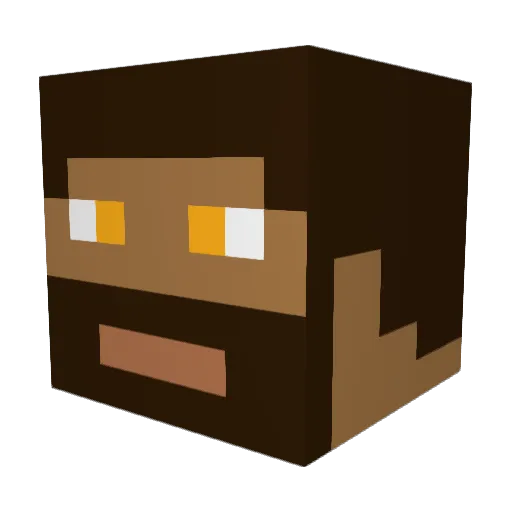 DillyDilly0 Minecraft avatar head, 3D render