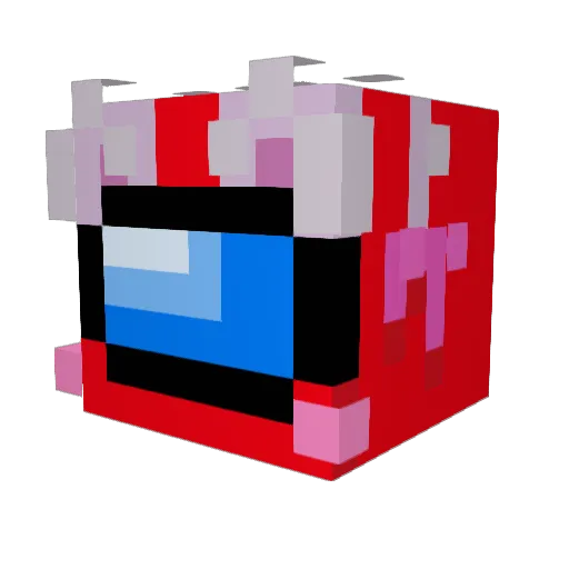 Dilly_51 Minecraft avatar head, 3D render