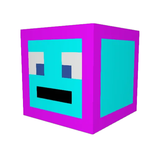 Dillydog33 Minecraft avatar head, 3D render