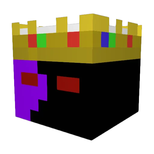 DillysWillyy Minecraft avatar head, 3D render