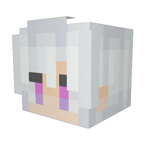 DilogicalDabbles Minecraft avatar head, 3D render