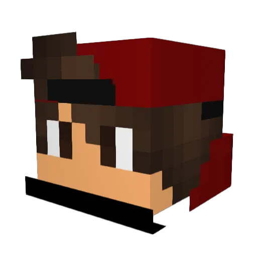 Dilpreet1222 Minecraft avatar head, 3D render
