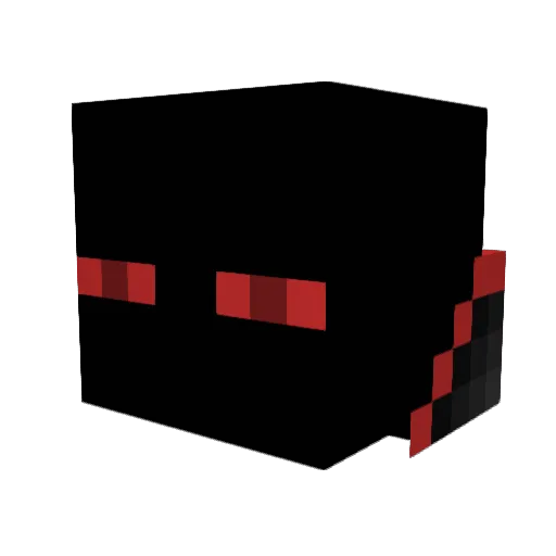 DimEnergy Minecraft avatar head, 3D render