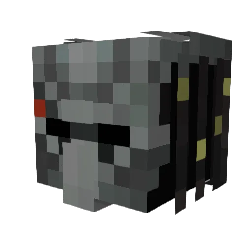 DimWeezy Minecraft avatar head, 3D render