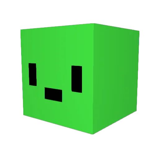 DimaNoodle Minecraft avatar head, 3D render