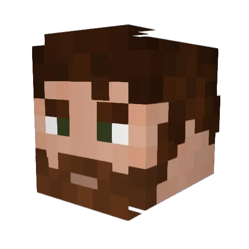 DimaTimaPlay980 Minecraft avatar head, 3D render