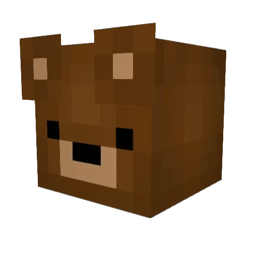 DimaToplo Minecraft avatar head, 3D render