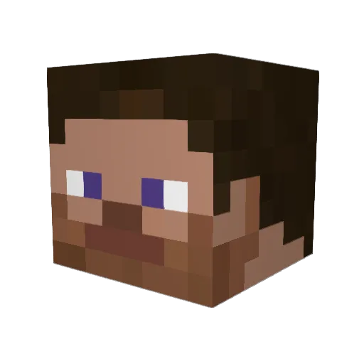 DimarcoNN Minecraft avatar head, 3D render