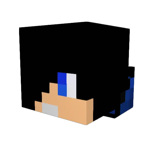 DimasLima Minecraft avatar head, 3D render