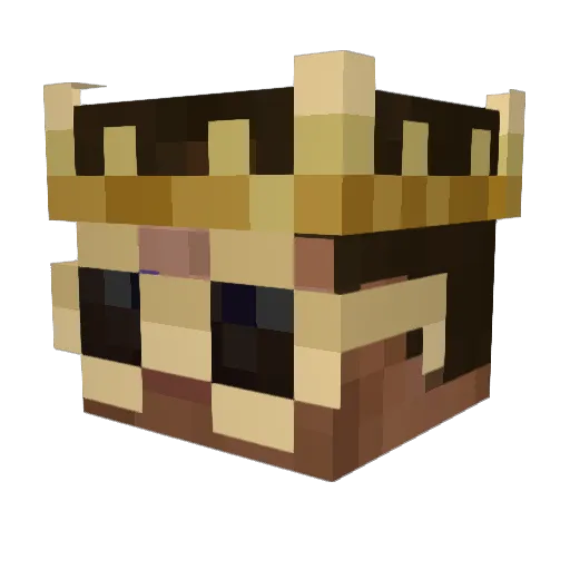 DimasikPro228 Minecraft avatar head, 3D render