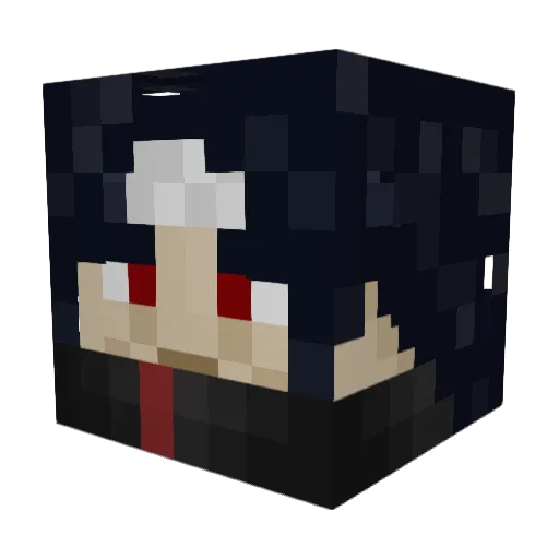 Dimatoken Minecraft avatar head, 3D render
