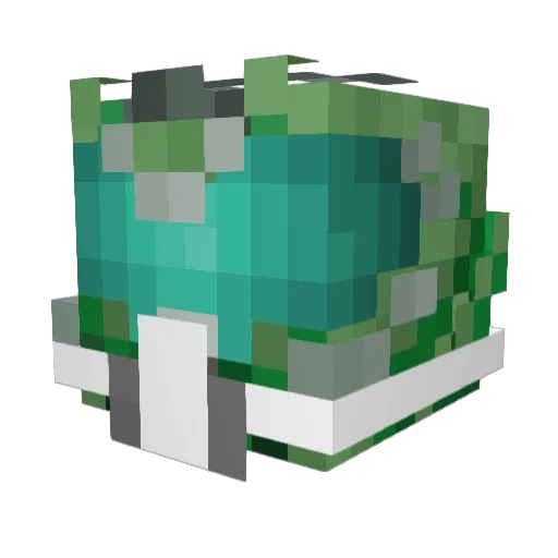 Dimbledorf Minecraft avatar head, 3D render