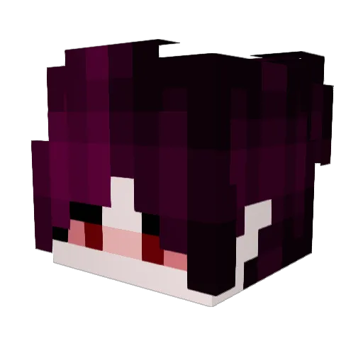 DimebagSwagga Minecraft avatar head, 3D render