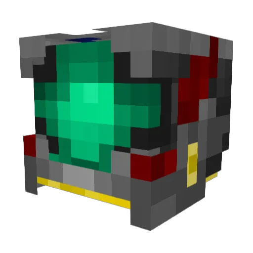 DimitriMorozoV Minecraft avatar head, 3D render