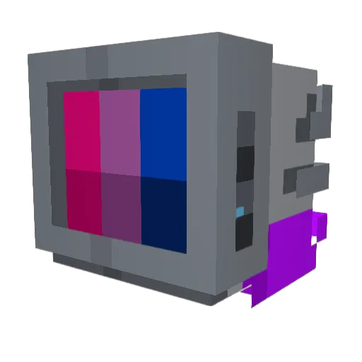 DimitriSadVich Minecraft avatar head, 3D render