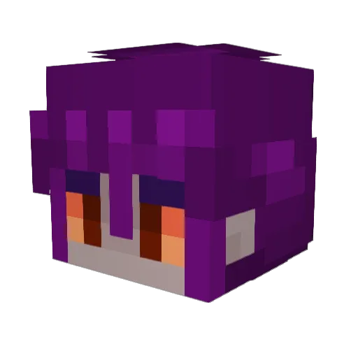 Dimitroid Minecraft avatar head, 3D render