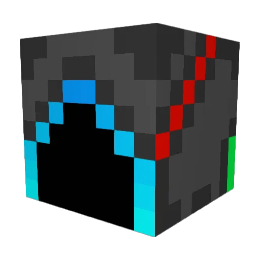 Dimitry99 Minecraft avatar head, 3D render