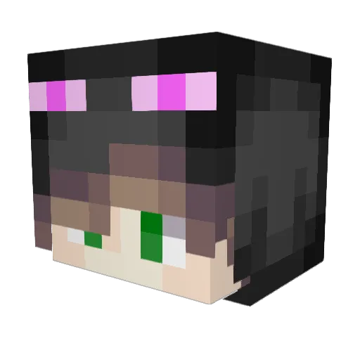 DimitrySerg Minecraft avatar head, 3D render