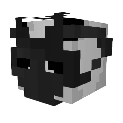 Dimkata123 Minecraft avatar head, 3D render