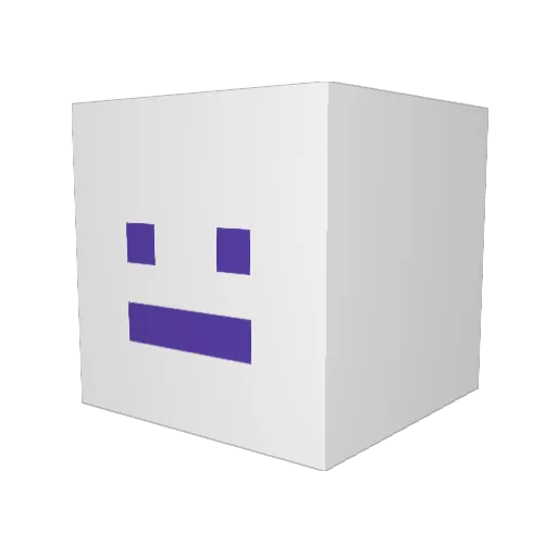 DimonTankist Minecraft avatar head, 3D render